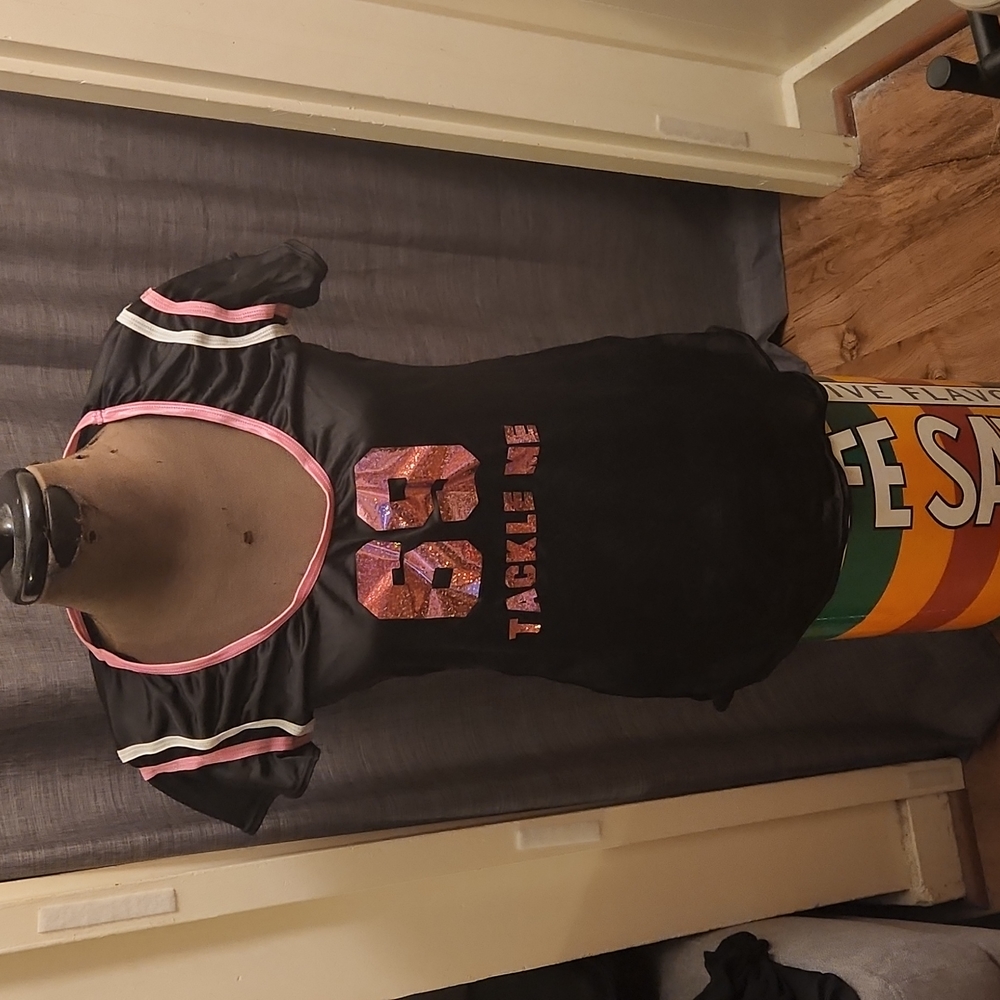 Cute Dreamgirl Football jersey mini dress